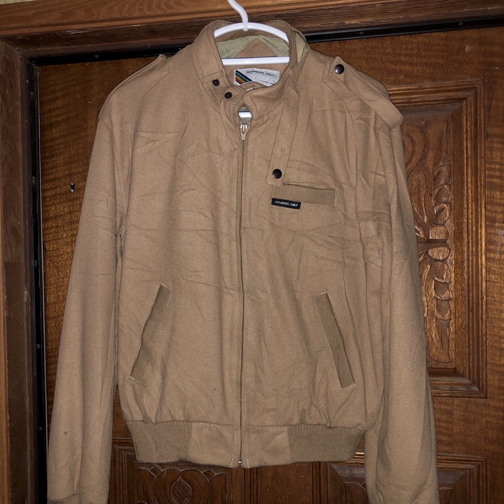 Vintage Suede Members only Jacket